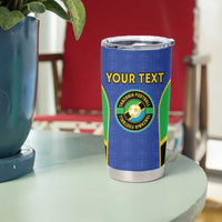 Custom Tanzania Football Tumbler Cup Go Taifa Stars Go - Wonder Print Shop