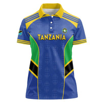Custom Tanzania Football Women Polo Shirt Go Taifa Stars Go - Wonder Print Shop