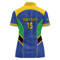 Custom Tanzania Football Women Polo Shirt Go Taifa Stars Go - Wonder Print Shop