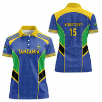 Custom Tanzania Football Women Polo Shirt Go Taifa Stars Go - Wonder Print Shop
