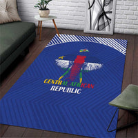 Central African Republic Football Area Rug Go Champions - Wonder Print Shop