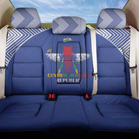 Central African Republic Football Back Car Seat Cover Go Champions - Wonder Print Shop