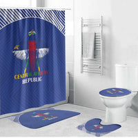 Central African Republic Football Bathroom Set Go Champions - Wonder Print Shop