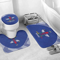 Central African Republic Football Bathroom Set Go Champions - Wonder Print Shop