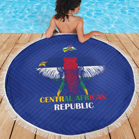 Central African Republic Football Beach Blanket Go Champions - Wonder Print Shop
