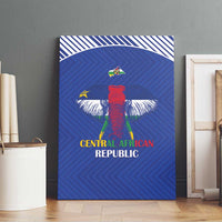 Central African Republic Football Canvas Wall Art Go Champions - Wonder Print Shop