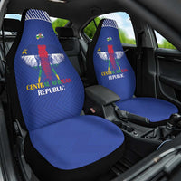 Central African Republic Football Car Seat Cover Go Champions - Wonder Print Shop