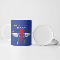 Custom Central African Republic Football Ceramic Mug Go Champions - Wonder Print Shop