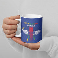 Custom Central African Republic Football Ceramic Mug Go Champions - Wonder Print Shop