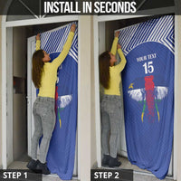 Central African Republic Football Door Cover Go Champions - Wonder Print Shop