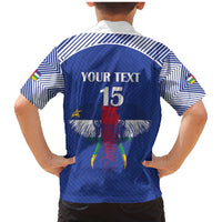 Custom Central African Republic Football Family Matching Mermaid Dress and Hawaiian Shirt Go Champions - Wonder Print Shop