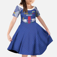 Custom Central African Republic Football Family Matching Mermaid Dress and Hawaiian Shirt Go Champions - Wonder Print Shop