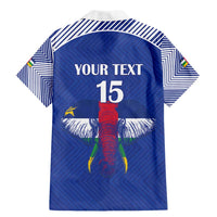 Custom Central African Republic Football Family Matching Mermaid Dress and Hawaiian Shirt Go Champions - Wonder Print Shop