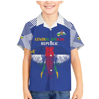 Custom Central African Republic Football Family Matching Mermaid Dress and Hawaiian Shirt Go Champions - Wonder Print Shop