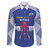 Custom Central African Republic Football Family Matching Short Sleeve Bodycon Dress and Hawaiian Shirt Go Champions - Wonder Print Shop