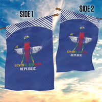 Central African Republic Football Garden Flag Go Champions - Wonder Print Shop