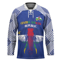 Custom Central African Republic Football Hockey Jersey Go Champions - Wonder Print Shop
