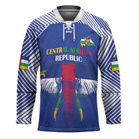 Custom Central African Republic Football Hockey Jersey Go Champions - Wonder Print Shop