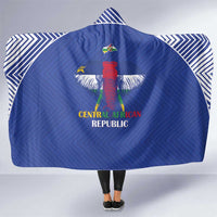 Central African Republic Football Hooded Blanket Go Champions - Wonder Print Shop