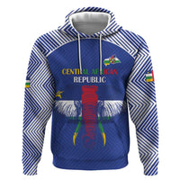 Custom Central African Republic Football Hoodie Go Champions - Wonder Print Shop
