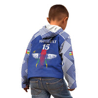 Custom Central African Republic Football Kid Hoodie Go Champions - Wonder Print Shop