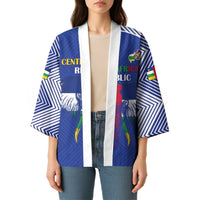 Custom Central African Republic Football Kimono Go Champions - Wonder Print Shop
