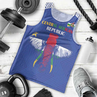 Custom Central African Republic Football Men Tank Top Go Champions - Wonder Print Shop