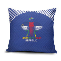 Central African Republic Football Pillow Cover Go Champions - Wonder Print Shop