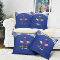 Central African Republic Football Pillow Cover Go Champions - Wonder Print Shop