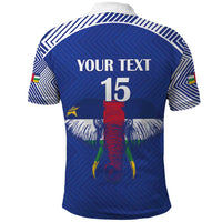 Custom Central African Republic Football Polo Shirt Go Champions - Wonder Print Shop