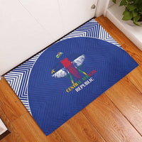 Central African Republic Football Rubber Doormat Go Champions - Wonder Print Shop