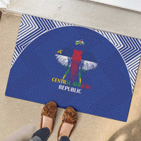 Central African Republic Football Rubber Doormat Go Champions - Wonder Print Shop