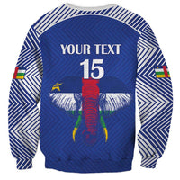 Custom Central African Republic Football Sweatshirt Go Champions - Wonder Print Shop