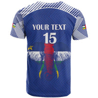 Custom Central African Republic Football T Shirt Go Champions - Wonder Print Shop
