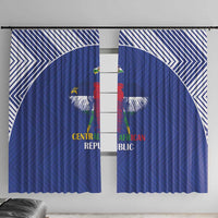 Central African Republic Football Window Curtain Go Champions - Wonder Print Shop