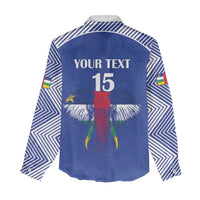 Custom Central African Republic Football Women Casual Shirt Go Champions - Wonder Print Shop