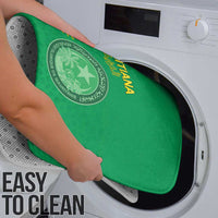 Mauritania Football Bathroom Set Coat Of Arms With Islamic Pattern - Wonder Print Shop