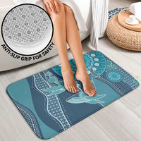 South Africa Whale Fes Bathroom Set African Shwe Shwe Pattern - Wonder Print Shop