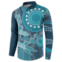 Personalized South Africa Whale Fes Button Sweatshirt African Shwe Shwe Pattern - Wonder Print Shop