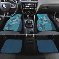 South Africa Whale Fes Car Mats African Shwe Shwe Pattern - Wonder Print Shop