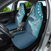 South Africa Whale Fes Car Seat Cover African Shwe Shwe Pattern - Wonder Print Shop