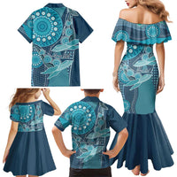 Personalized South Africa Whale Fes Family Matching Mermaid Dress and Hawaiian Shirt African Shwe Shwe Pattern - Wonder Print Shop