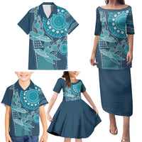 Personalized South Africa Whale Fes Family Matching Puletasi and Hawaiian Shirt African Shwe Shwe Pattern - Wonder Print Shop