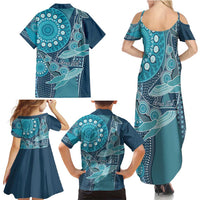 Personalized South Africa Whale Fes Family Matching Summer Maxi Dress and Hawaiian Shirt African Shwe Shwe Pattern - Wonder Print Shop