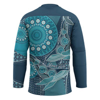 Personalized South Africa Whale Fes Hockey Jersey African Shwe Shwe Pattern - Wonder Print Shop