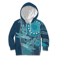 Personalized South Africa Whale Fes Kid Hoodie African Shwe Shwe Pattern - Wonder Print Shop