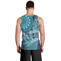 Personalized South Africa Whale Fes Men Tank Top African Shwe Shwe Pattern - Wonder Print Shop
