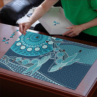 South Africa Whale Fes Puzzle African Shwe Shwe Pattern - Wonder Print Shop