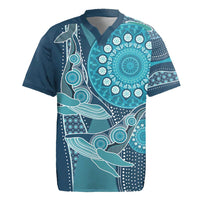Personalized South Africa Whale Fes Rugby Jersey African Shwe Shwe Pattern - Wonder Print Shop