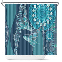 South Africa Whale Fes Shower Curtain African Shwe Shwe Pattern - Wonder Print Shop